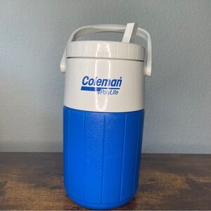 Coleman Blue Drink Thermos Vintage 1/2 gallon